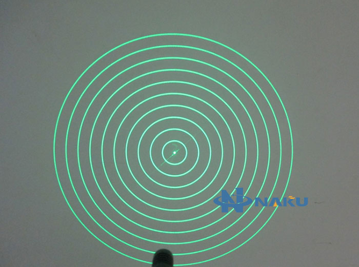 10 concentric circles laser module